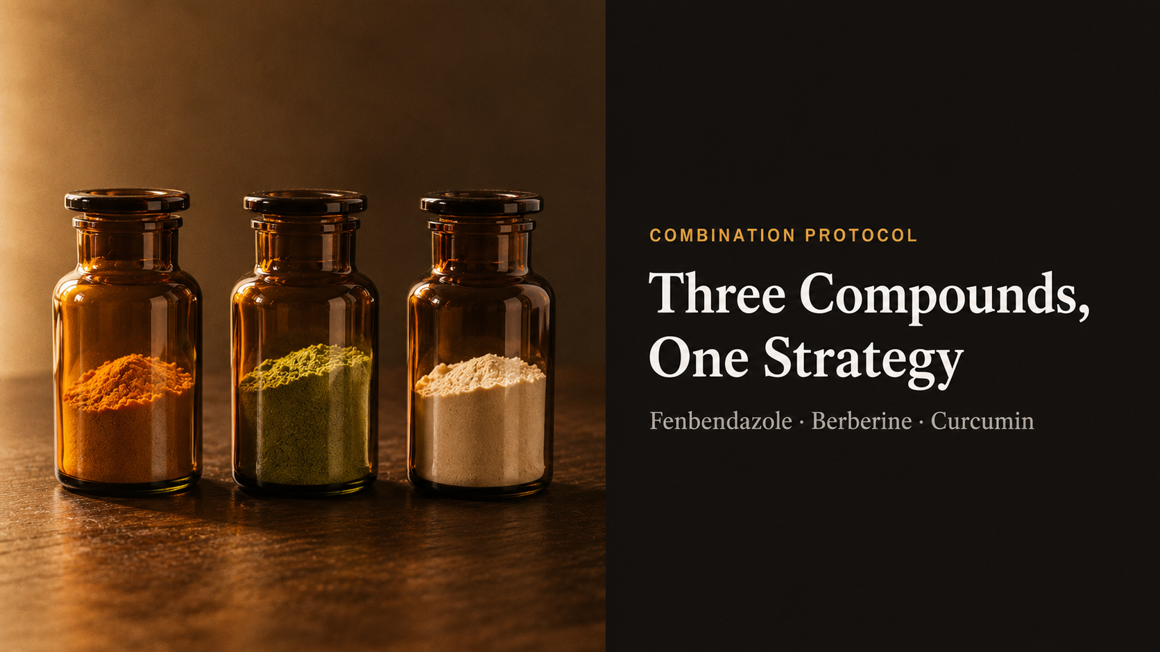 The Triple Protocol (Fenbendazole + Berberine + Curcumin): Does the Combo Actually Work?