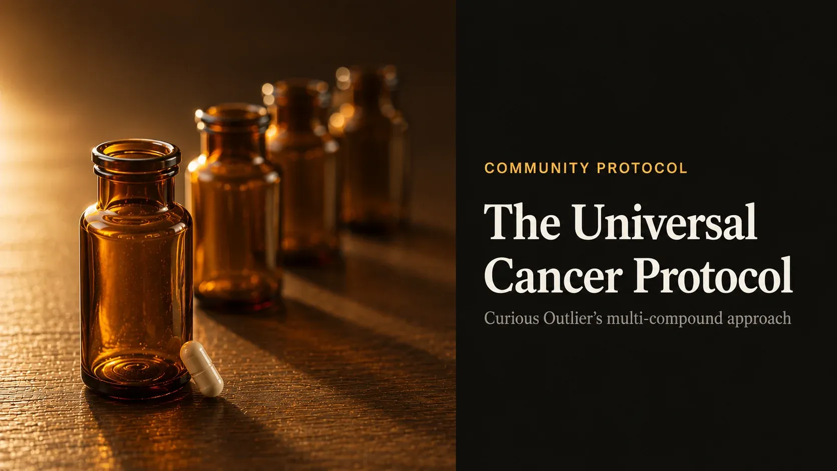 Curious Outlier’s Cancer Protocol: Effective Supplement & Medication Guide