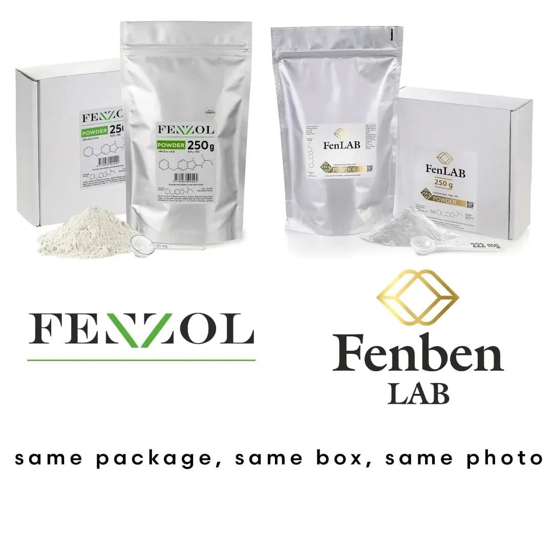 Fenzol and Fenben Lab identical packaging comparison