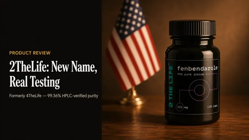 2TheLife/4TheLife Fenbendazole 222/444 Mg 120 Capsules