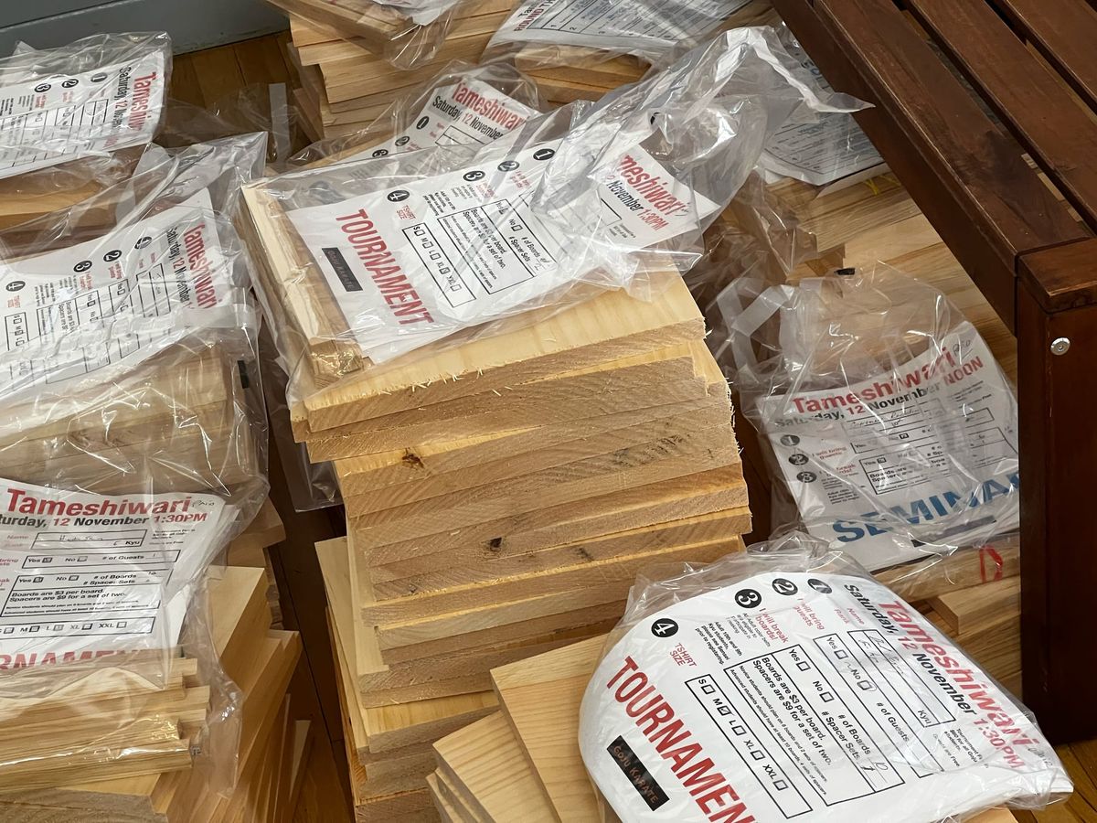 Tameshiwari Tournament Rules - NYC Karatedō International Championship Tournament