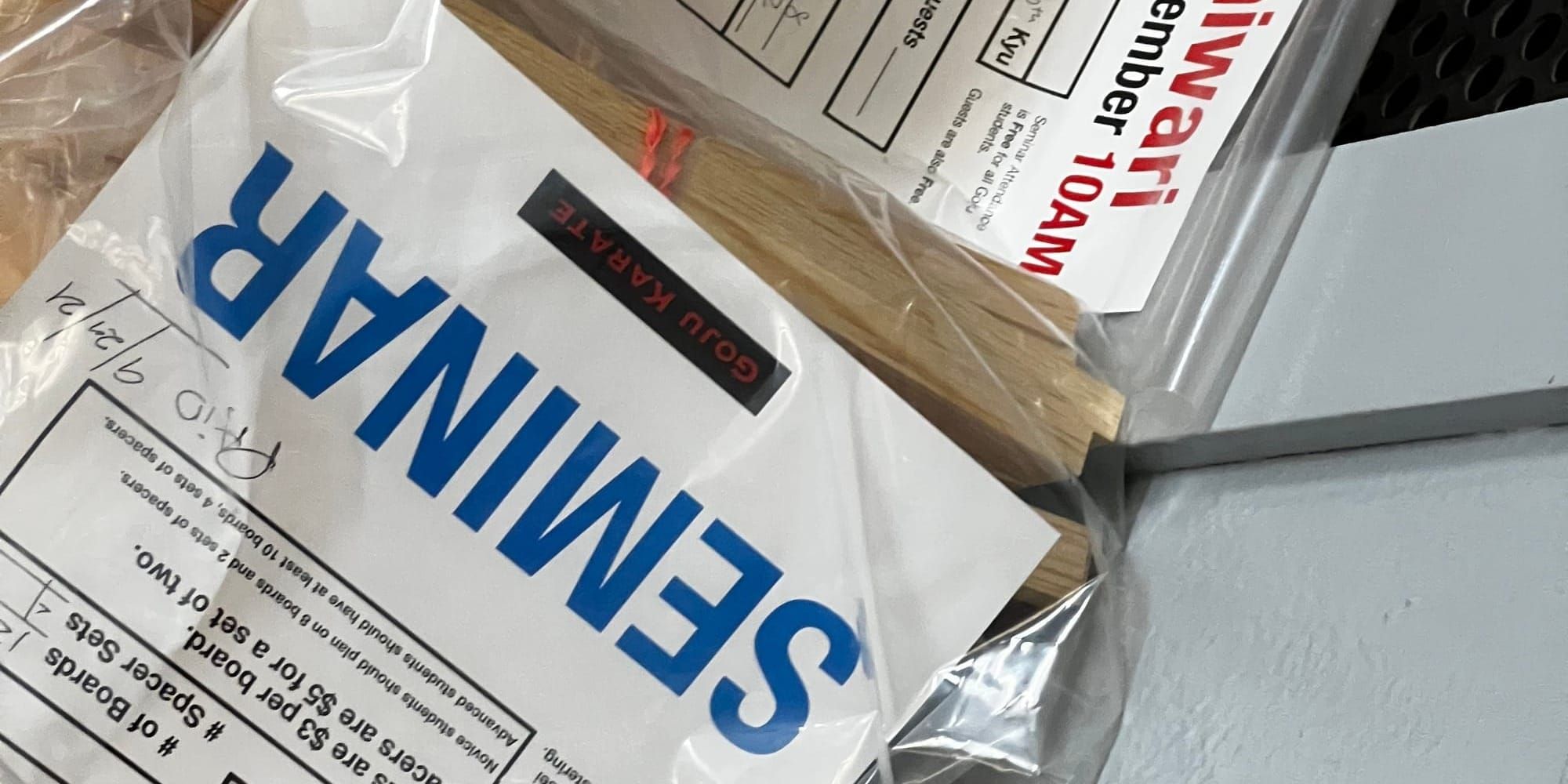 REGISTER NOW: Tameshiwari Seminar - June 21 Post feature image