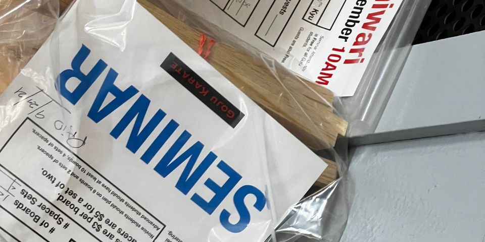 REGISTER NOW: Tameshiwari Seminar - June 21