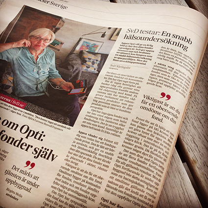 Svenska Dagbladet Opti test recenssion