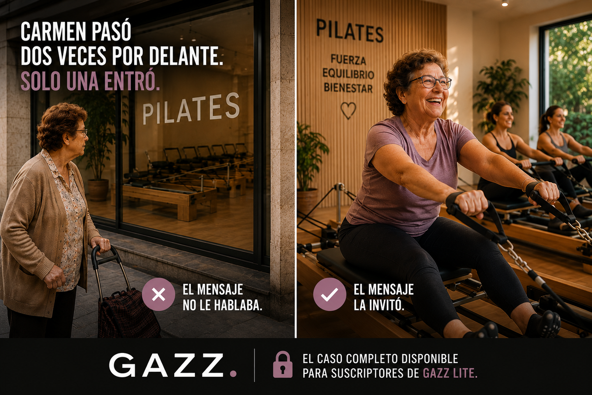 Carmen no necesitaba Pilates. Hasta que Pilates empezó a hablarle.