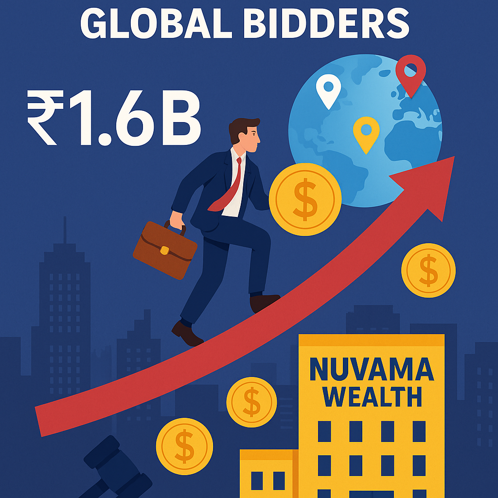 Nuvama $1.6B stake attracts global bidders