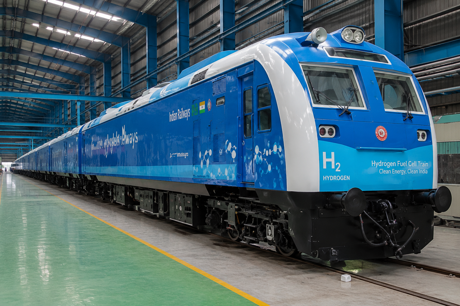 How India’s first hydrogen-powered train works