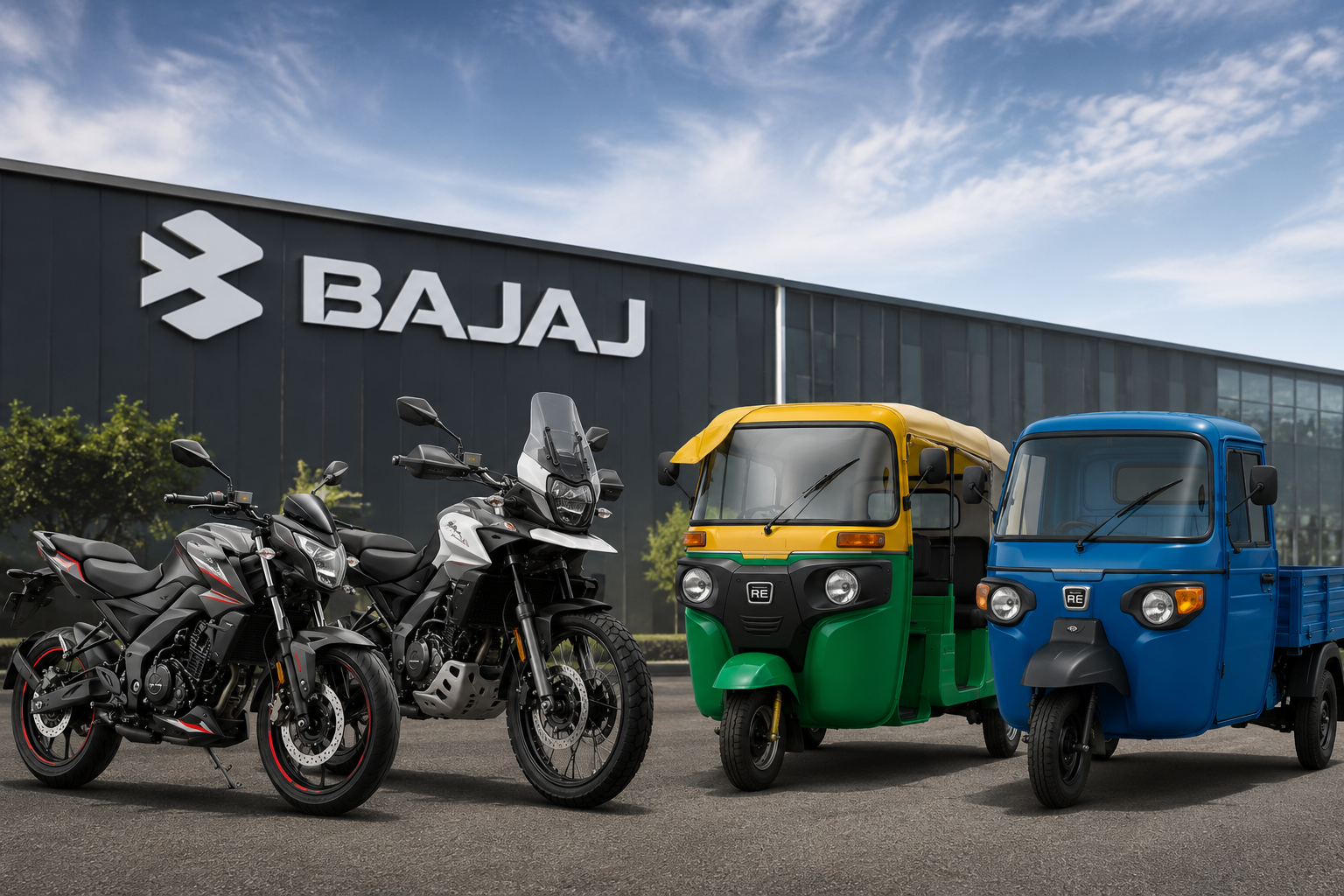 Bajaj Auto rides on record exports