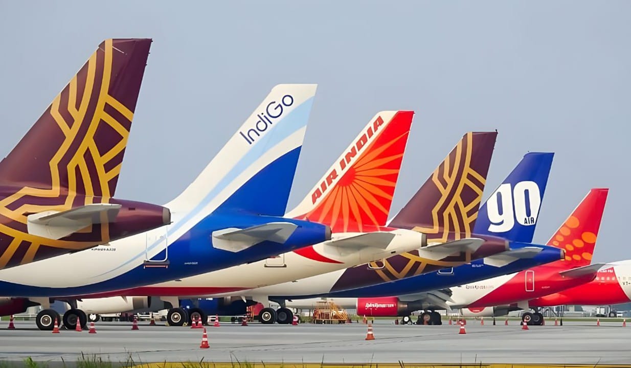 India's air traffic slows. Here's who's winning through the turbulence