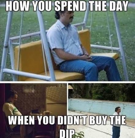 How you spend the day when you didn't buy the dip — Steemit