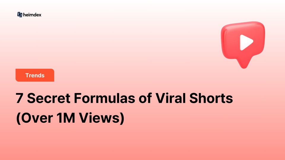 7 Secret Formulas of Viral Shorts (Over 1M Views)