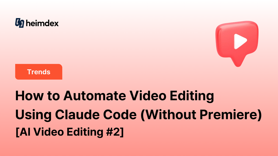 How to Automate Video Editing Using Claude Code (Without Premiere) [AI Video Editing #2]