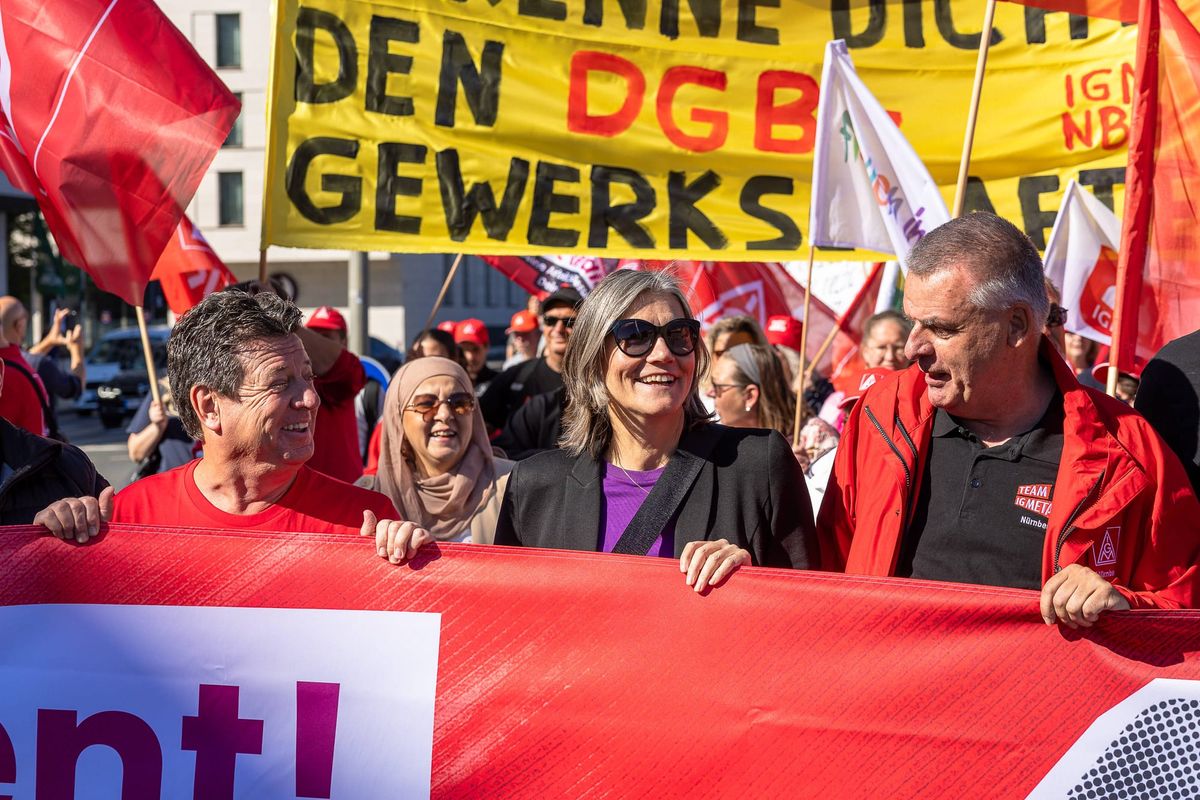 DGB-Demo in Frankfurt: Ein Hauch von Klassenkampf