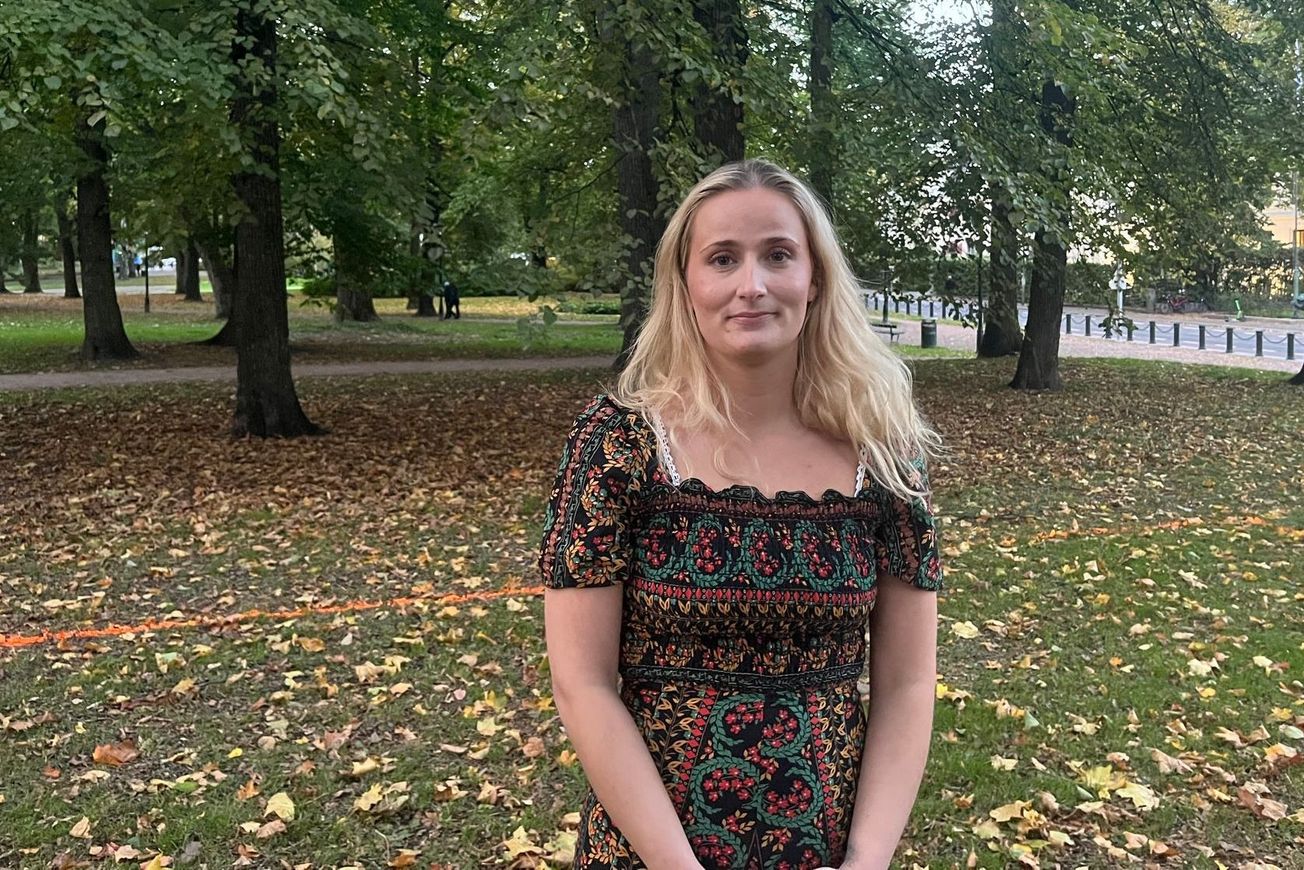 Sara har hatt framsyning om Svanviken i Slottsparken: – Følest ganske svært