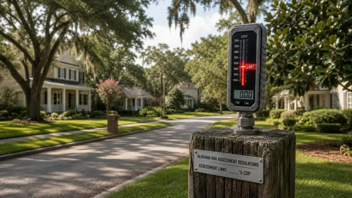 Alabama HOA Assessment Limits