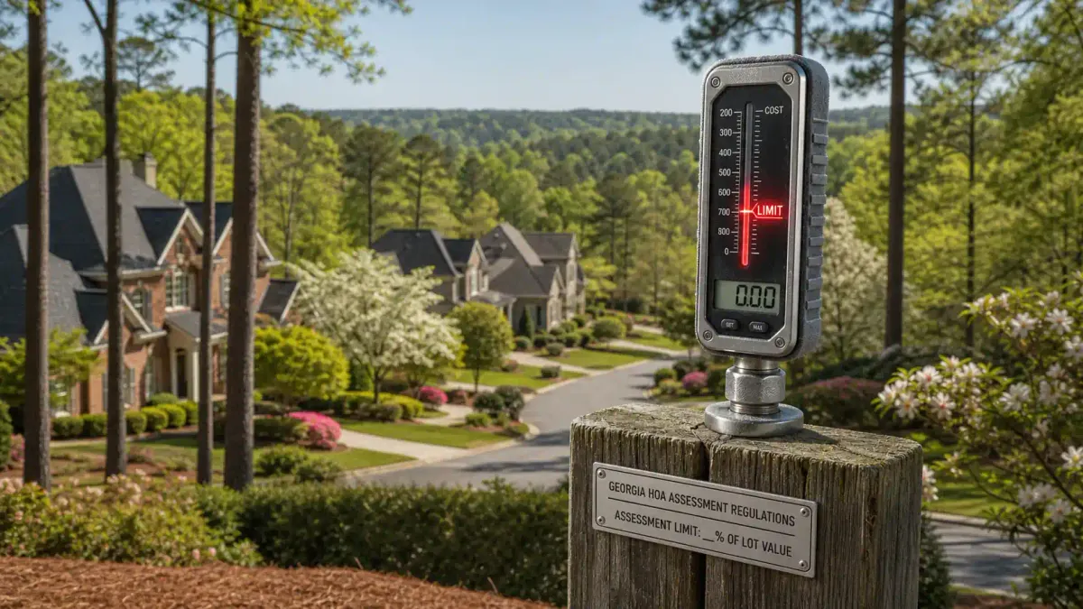 Georgia HOA Assessment Limits