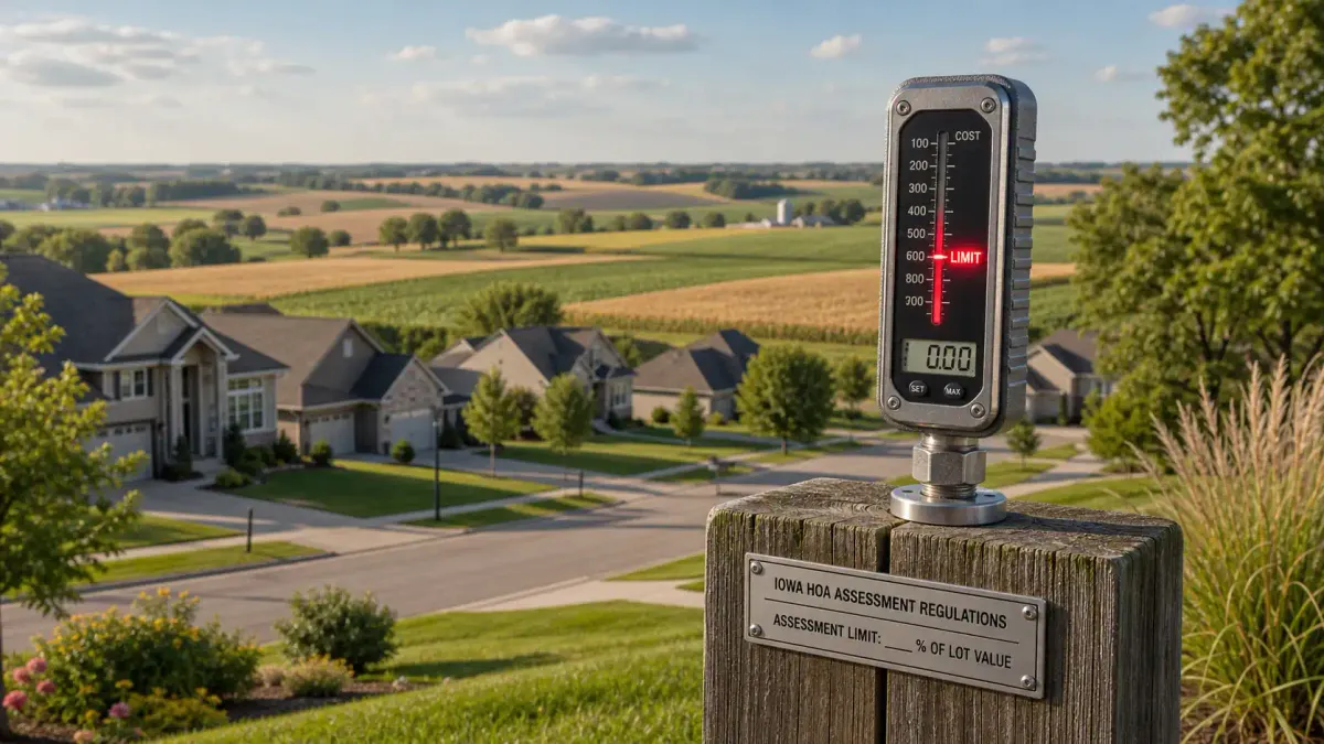 Iowa HOA Assessment Limits