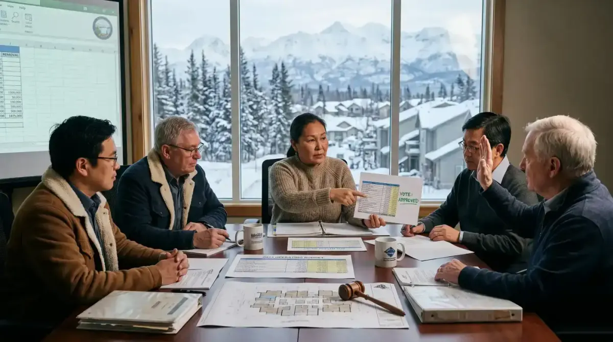 Alaska HOA Budget Approval