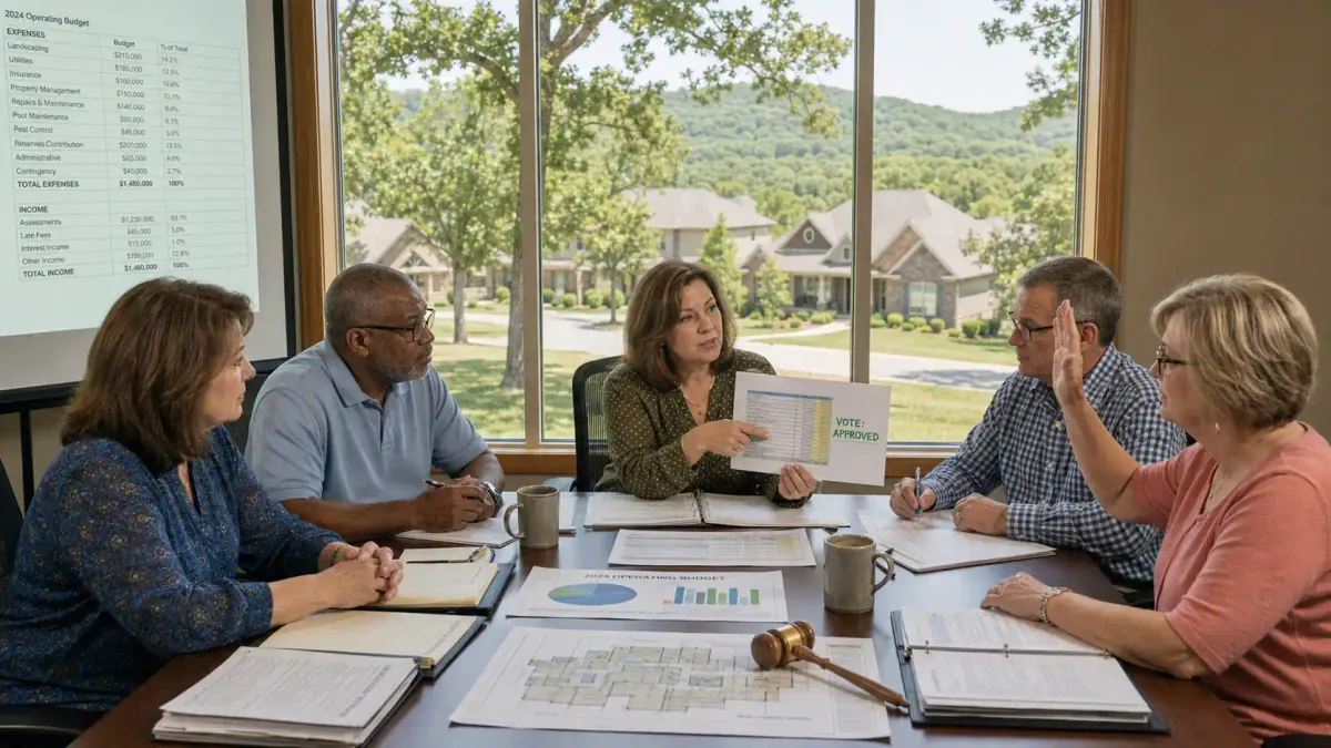 Arkansas HOA Budget Approval