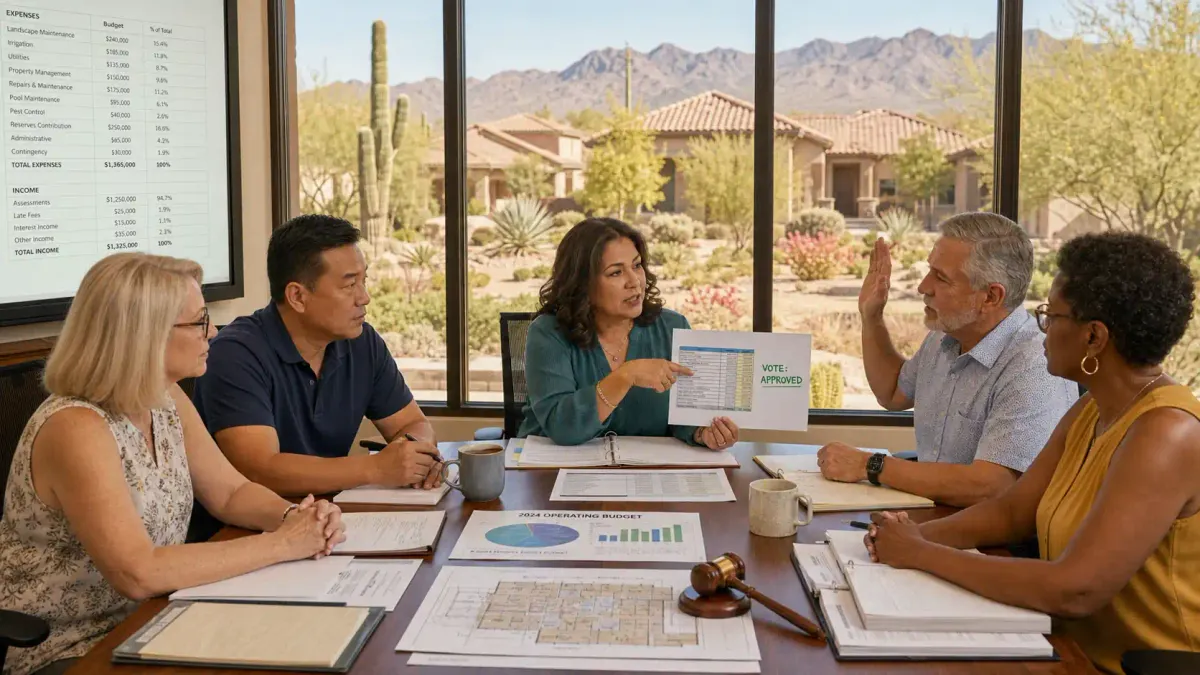 Arizona HOA Budget Approval