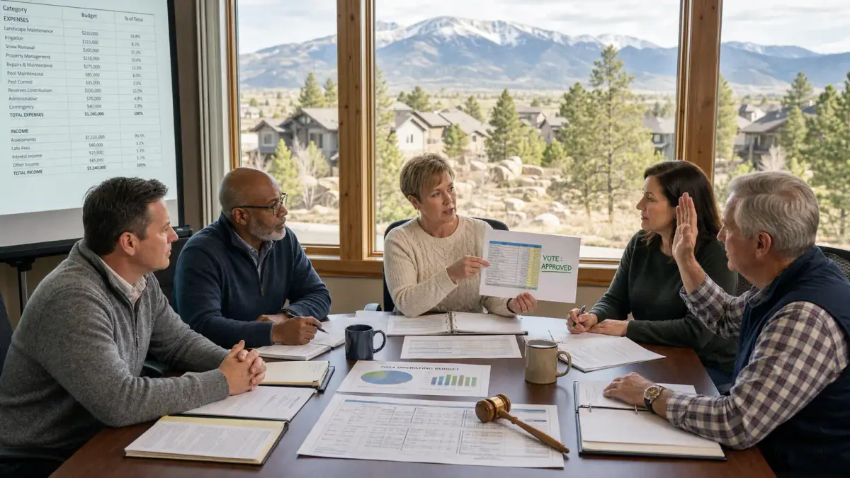 Colorado HOA Budget Approval