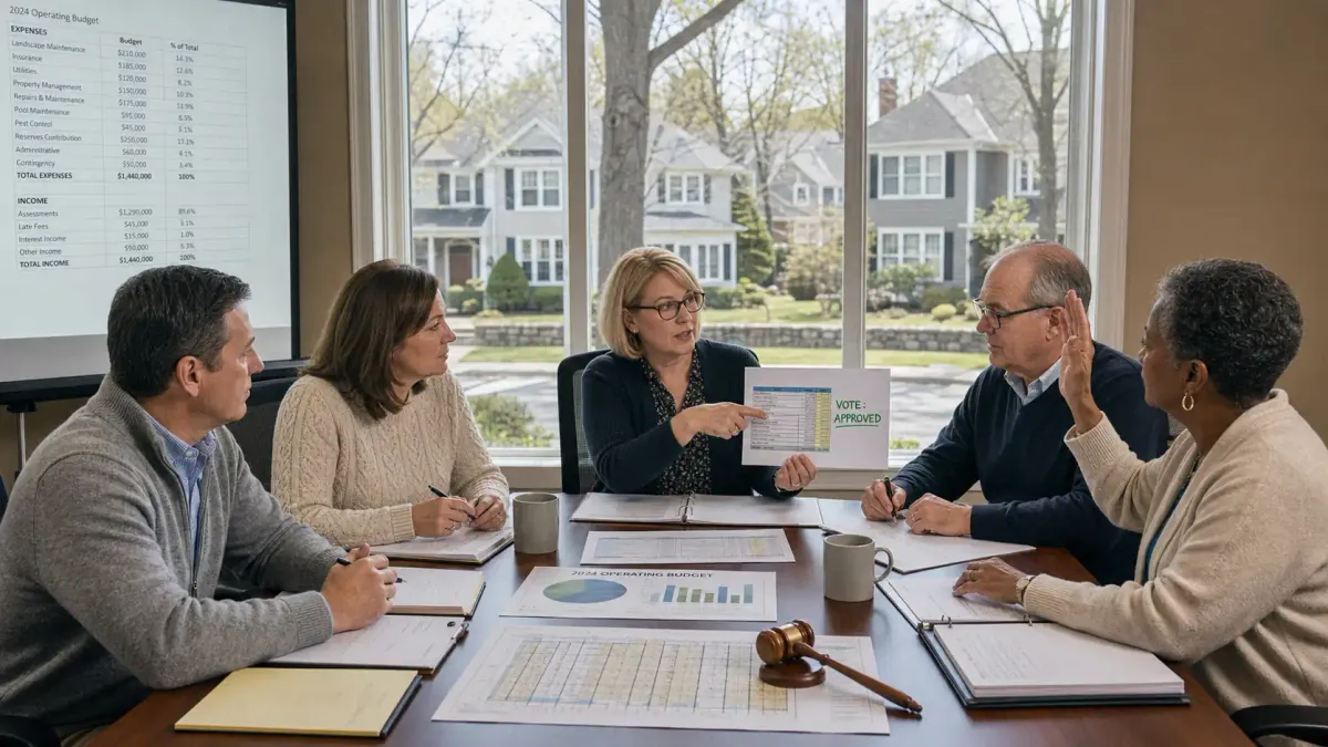 Connecticut HOA Budget Approval