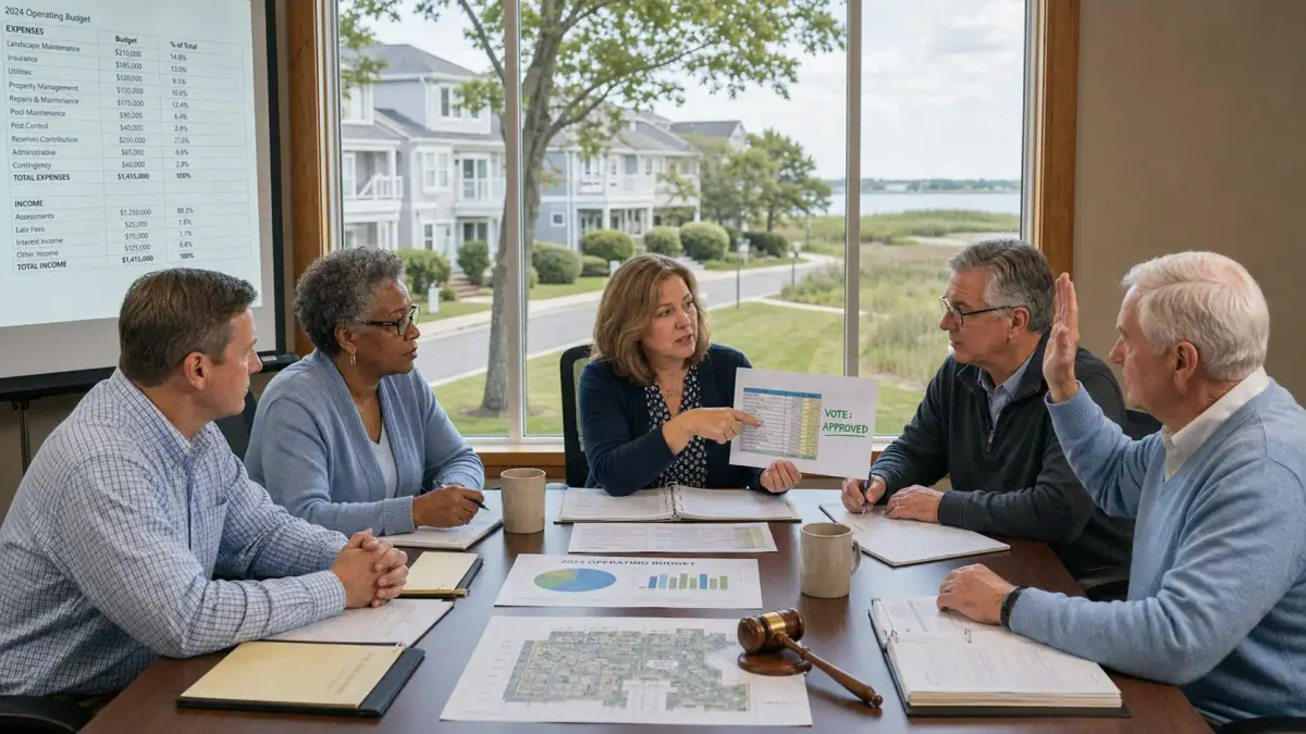 Delaware HOA Budget Approval