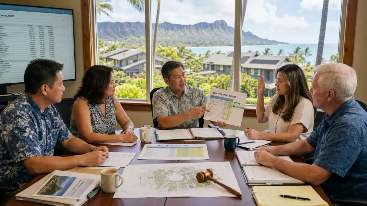 Hawaii HOA Budget Approval
