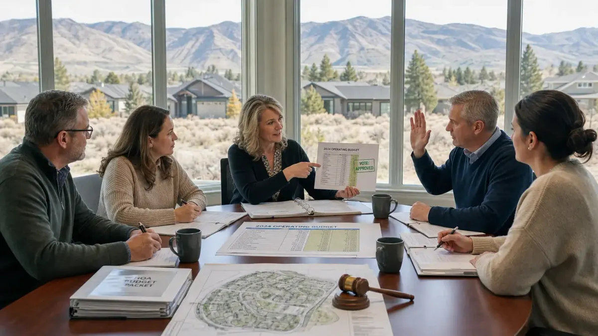 Idaho HOA Budget Approval