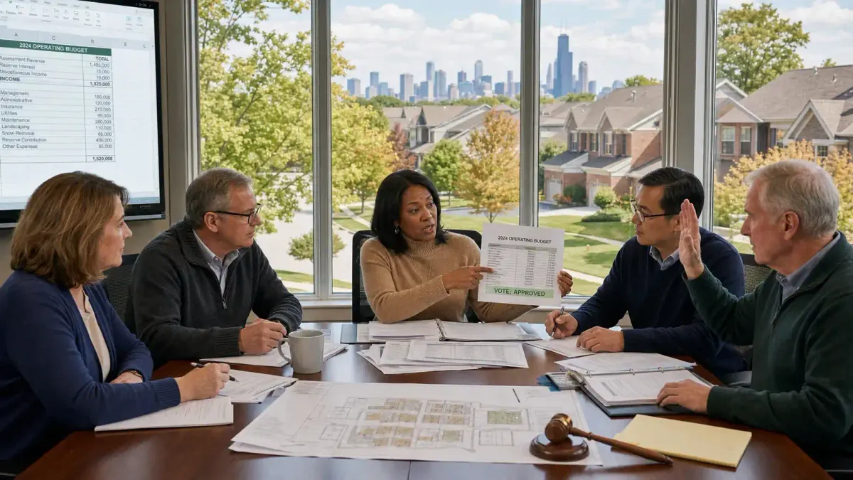Illinois HOA Budget Approval