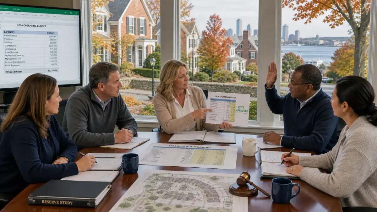 Massachusetts HOA Budget Approval