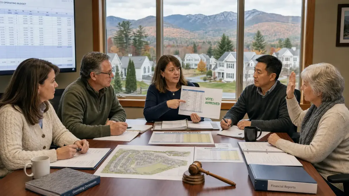 New Hampshire HOA Budget Approval