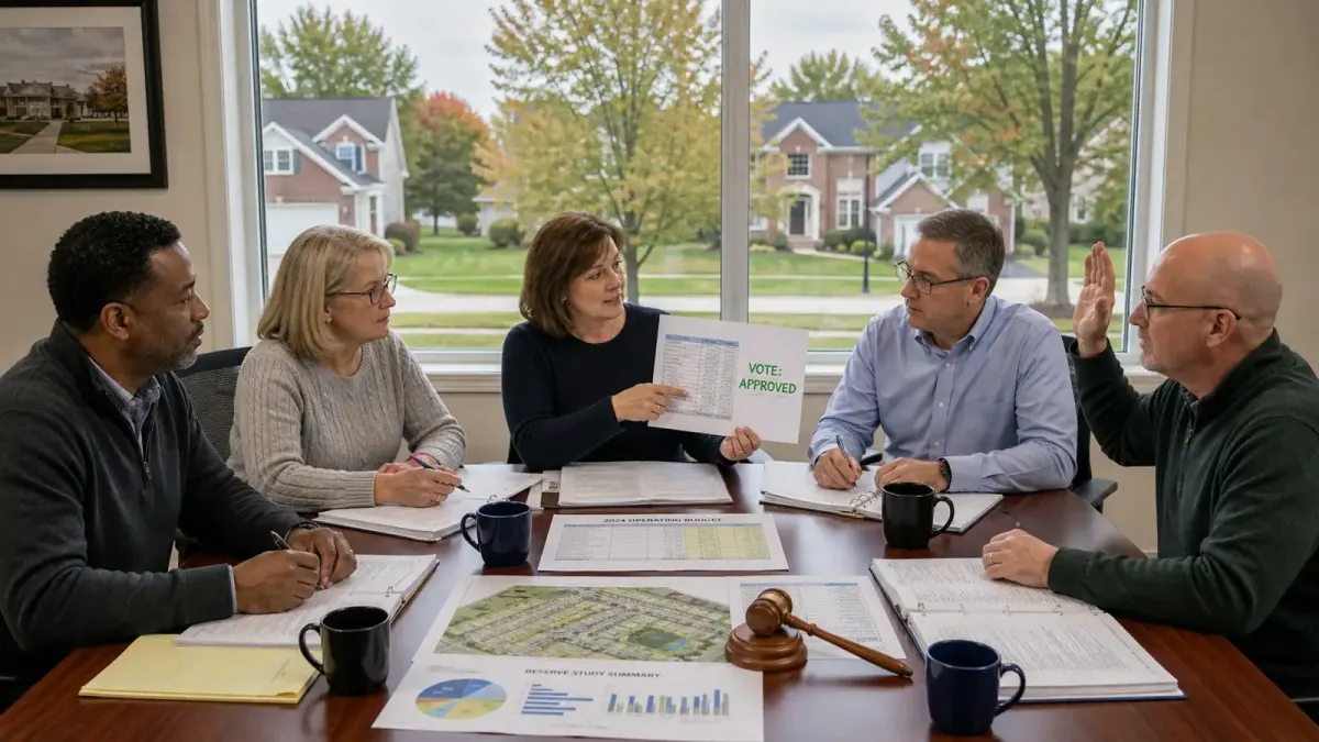 Ohio HOA Budget Approval