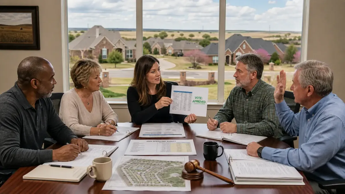 Oklahoma HOA Budget Approval