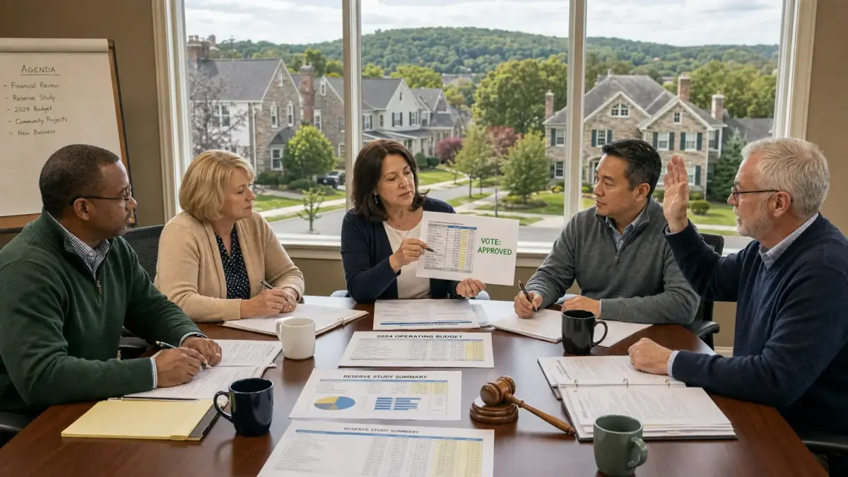 Pennsylvania HOA Budget Approval