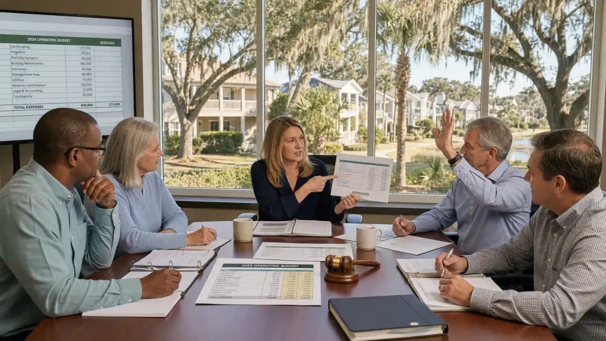 South Carolina HOA Budget Approval
