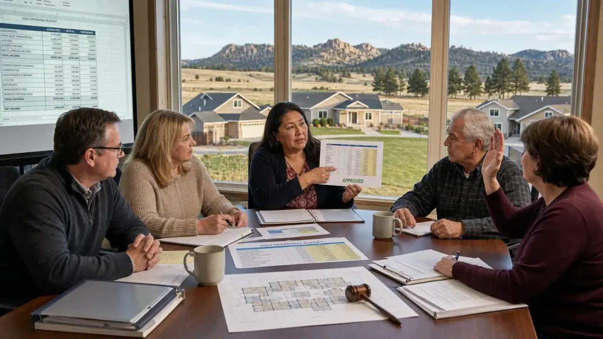 South Dakota HOA Budget Approval