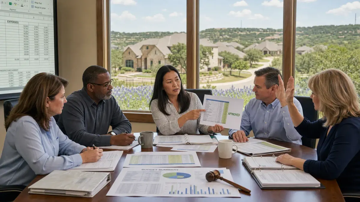 Texas HOA Budget Approval