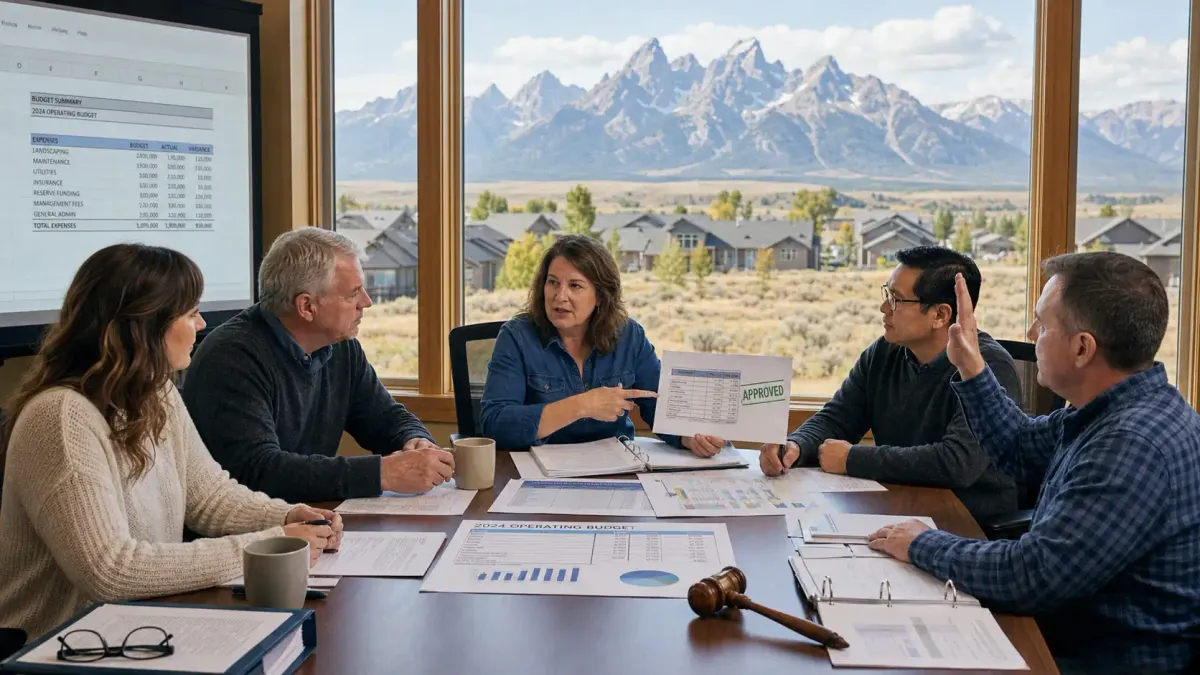 Wyoming HOA Budget Approval