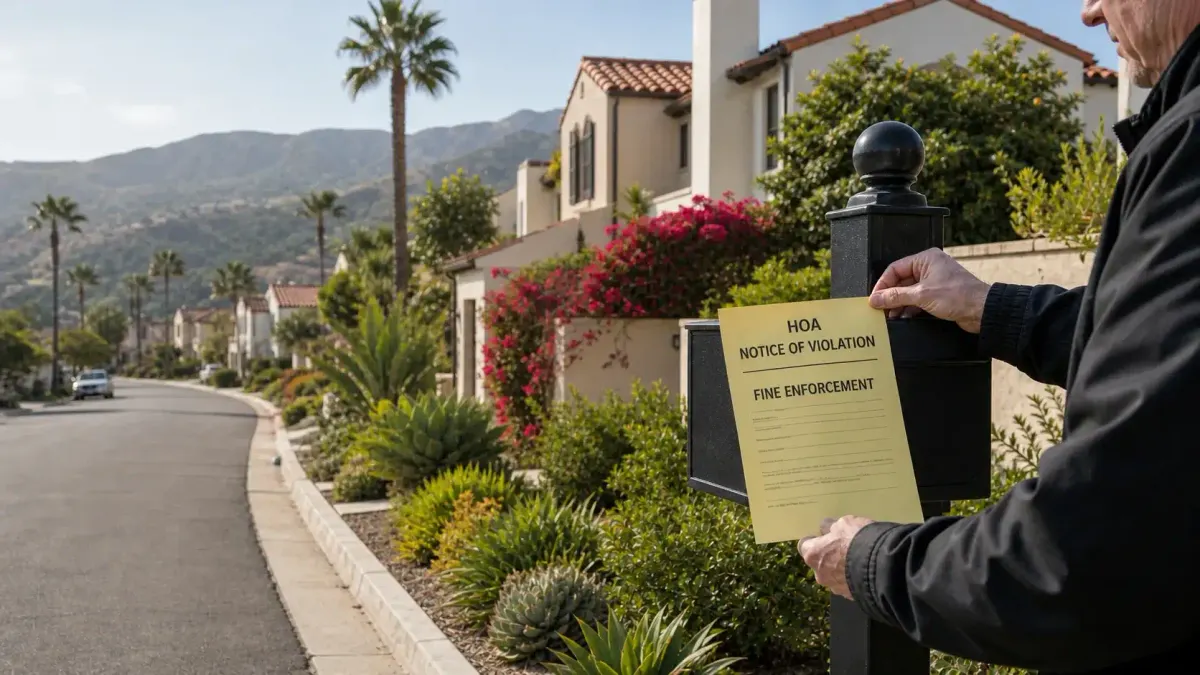 California HOA Fining Authority