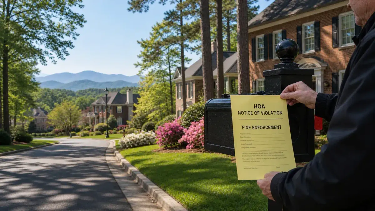 Georgia HOA Fining Authority