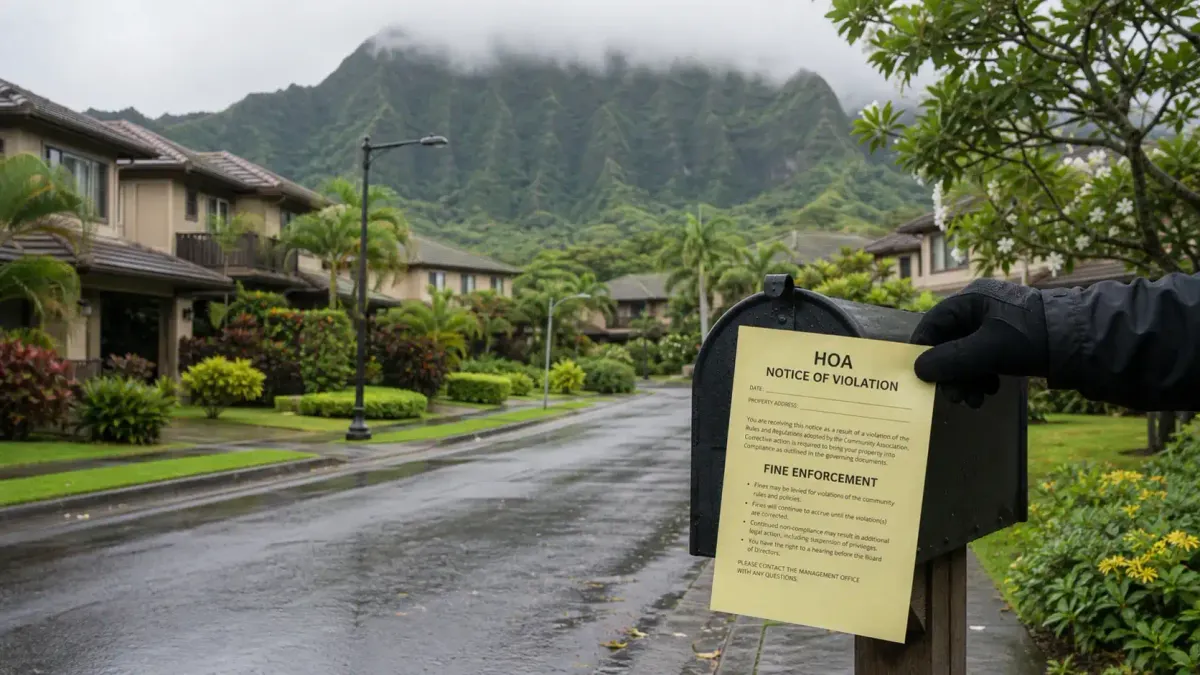Hawaii HOA Fining Authority