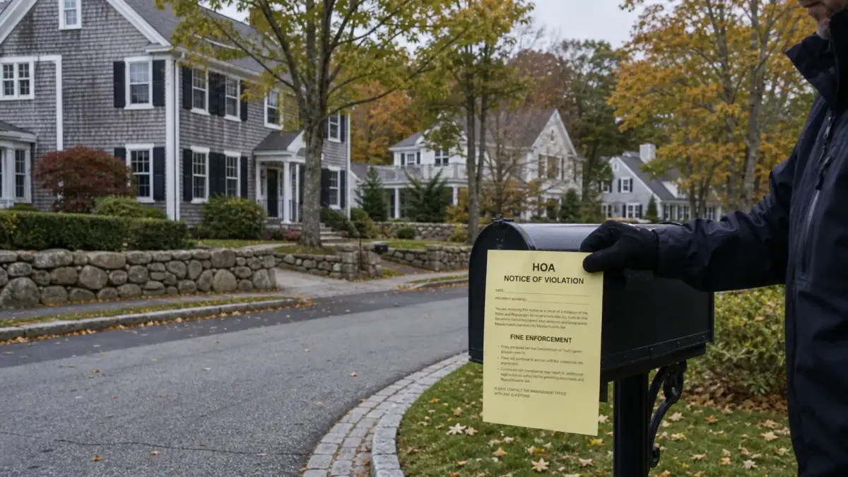 Massachusetts HOA Fining Authority