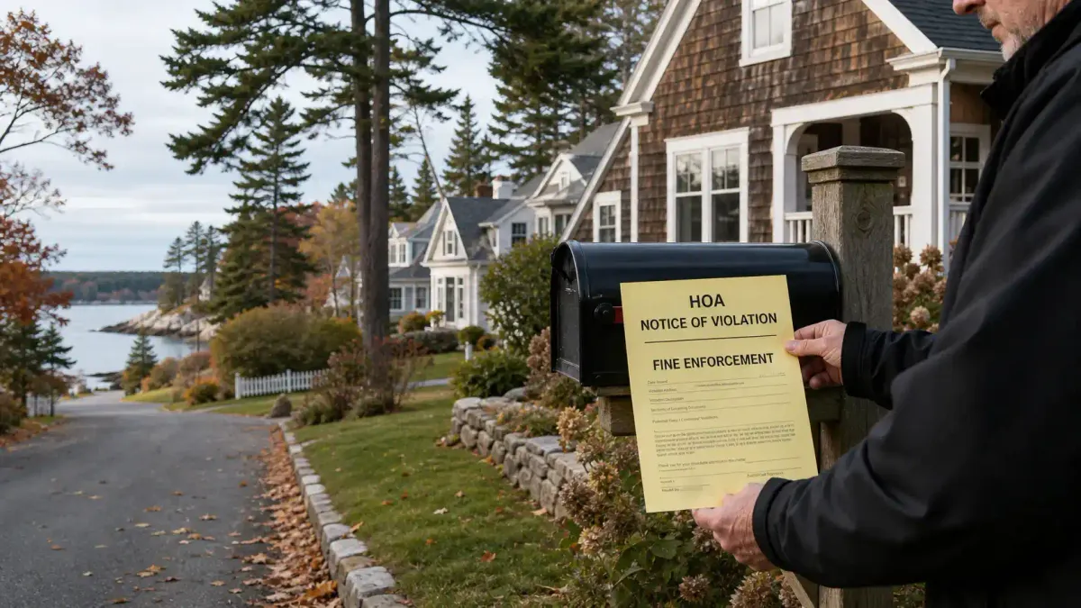 Maine HOA Fining Authority