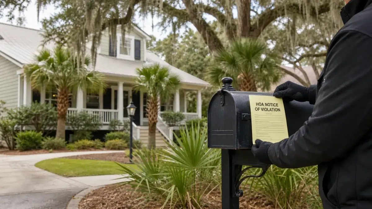 South Carolina HOA Fining Authority