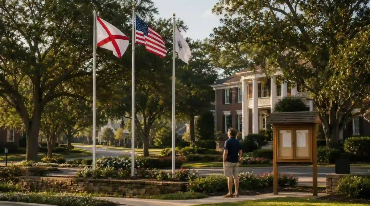 Alabama HOA Flag Display