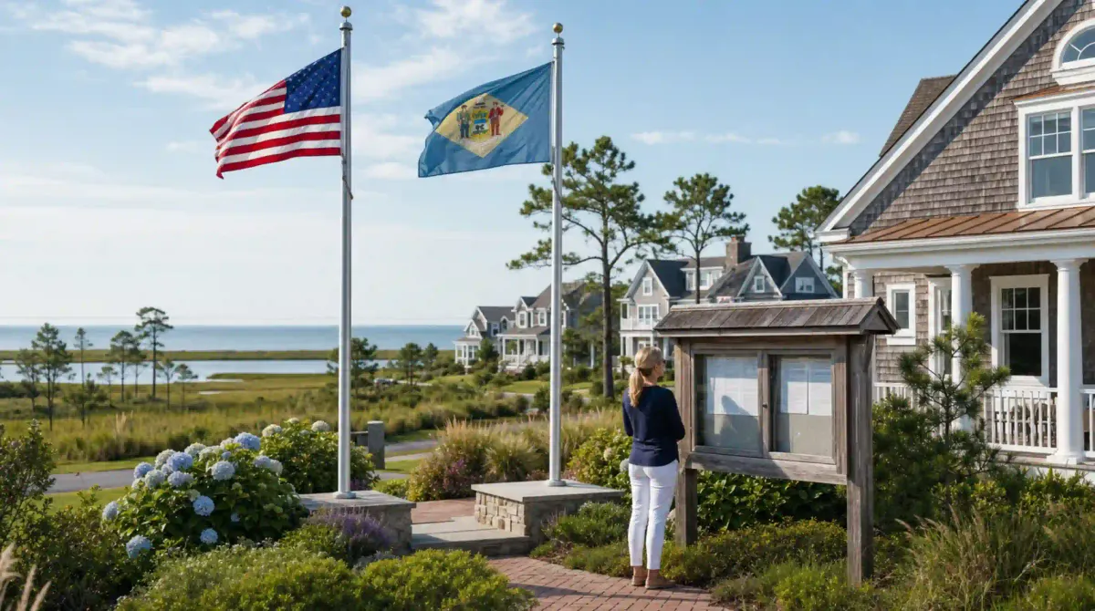 Delaware HOA Flag Display