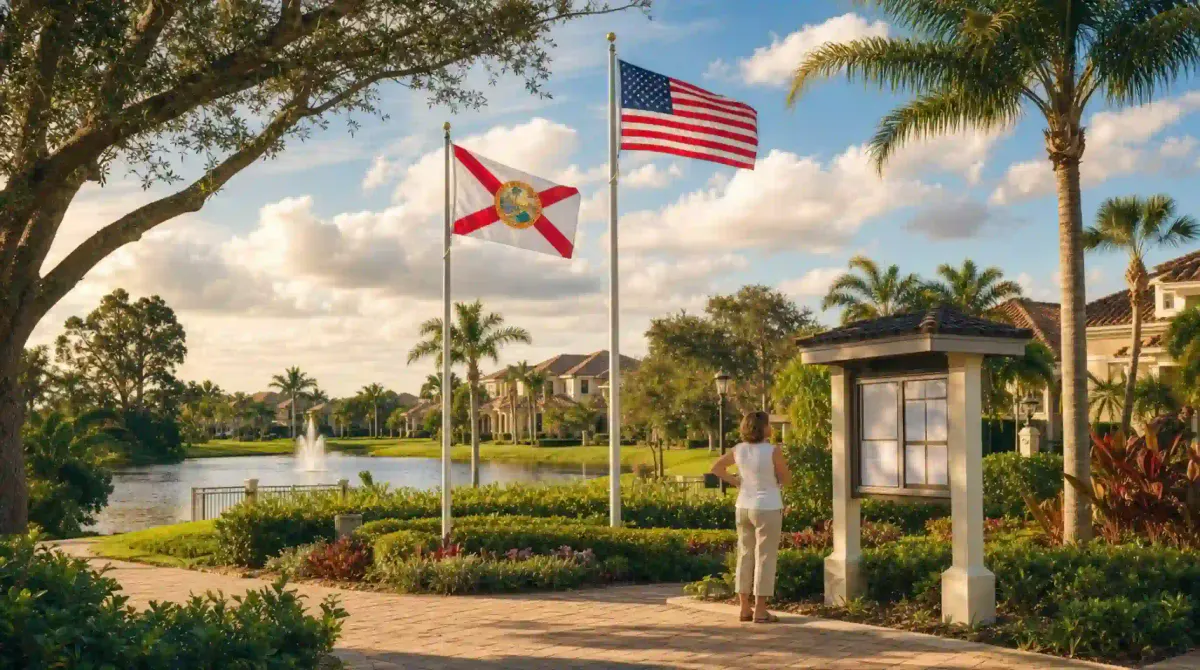 Florida HOA Flag Display