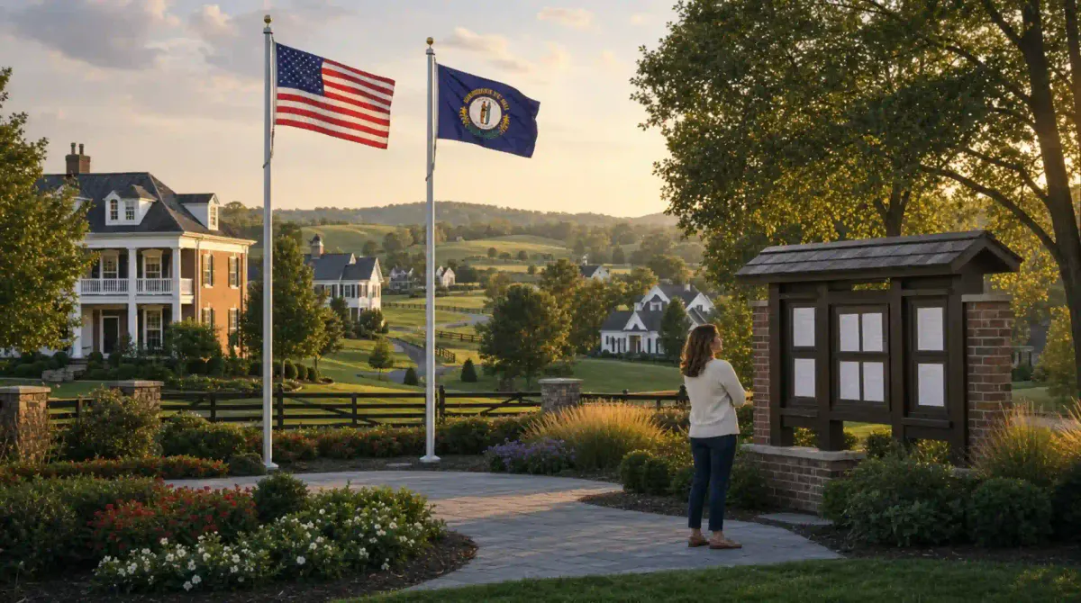 Kentucky HOA Flag Display