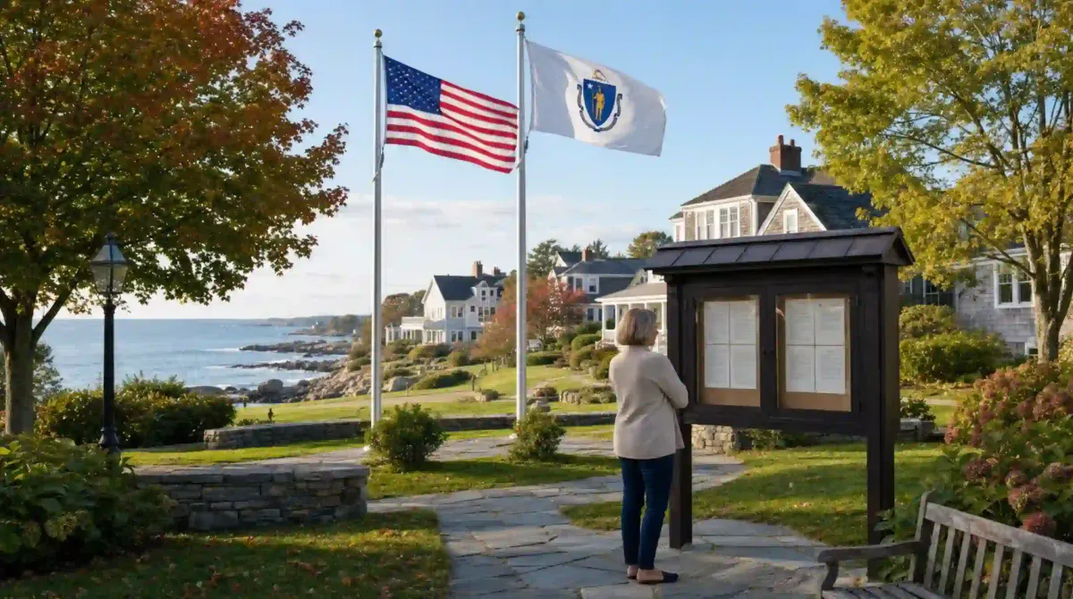 Massachusetts HOA Flag Display
